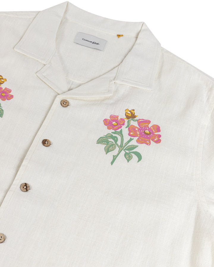 BOUQUET SS RESORT SHIRT white
