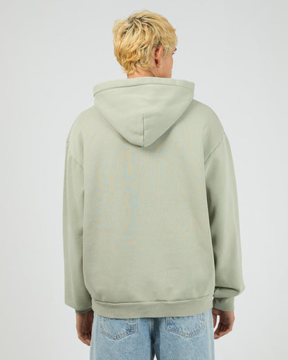 BOX HOODIE sage