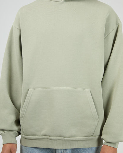 BOX HOODIE sage