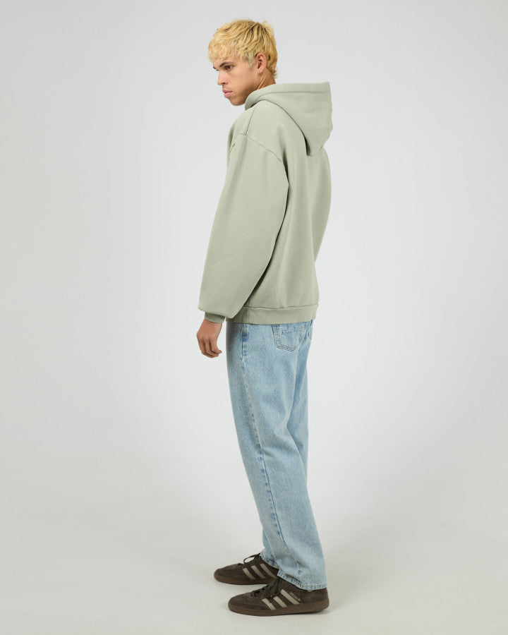 BOX HOODIE sage