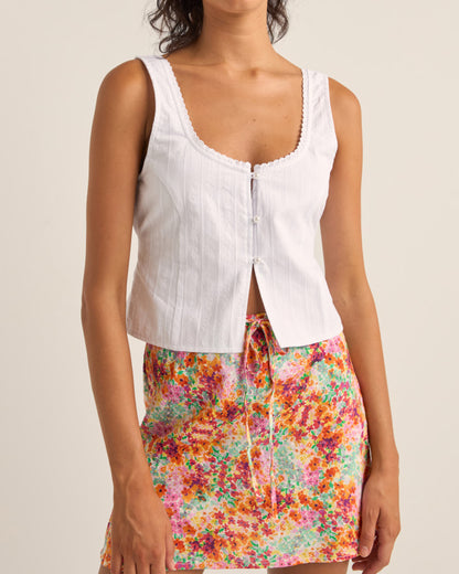 BRIGHTON BUTTON FRONT TOP