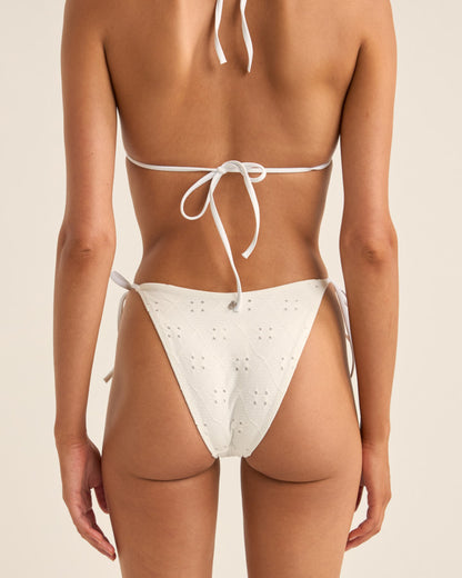 BRIGHTON EYELET TIE SIDE HI CUT PANT