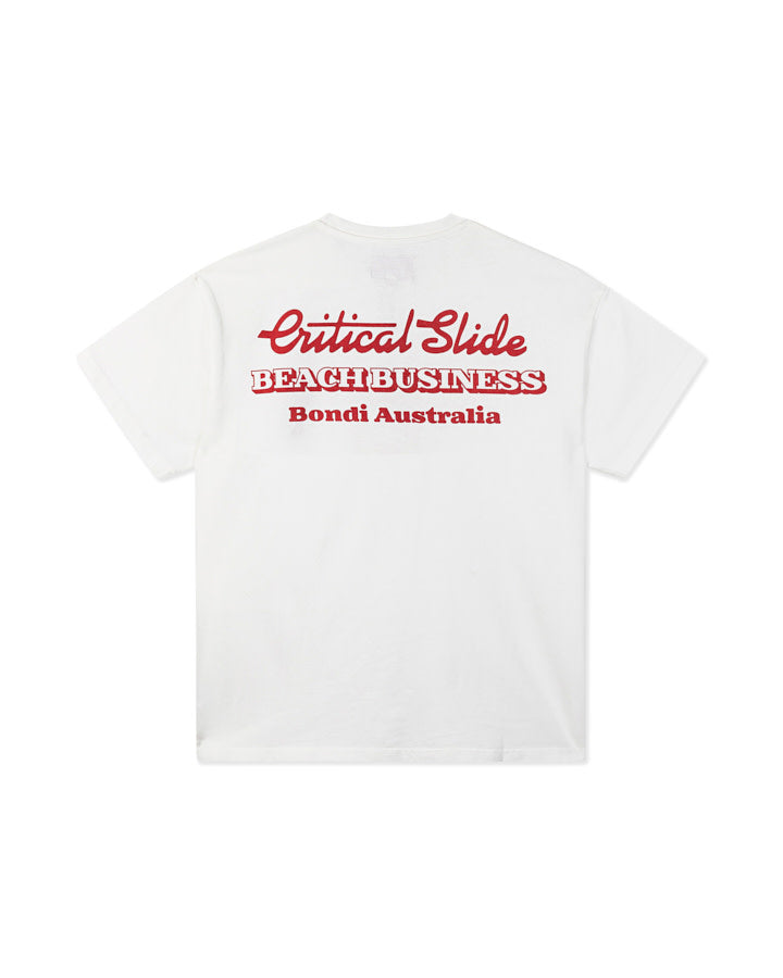 BUSINESS TEE white