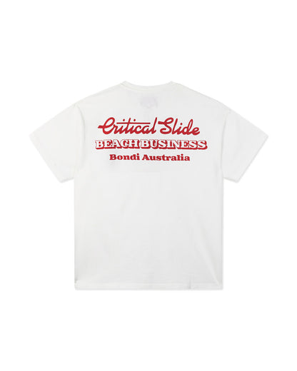 BUSINESS TEE white