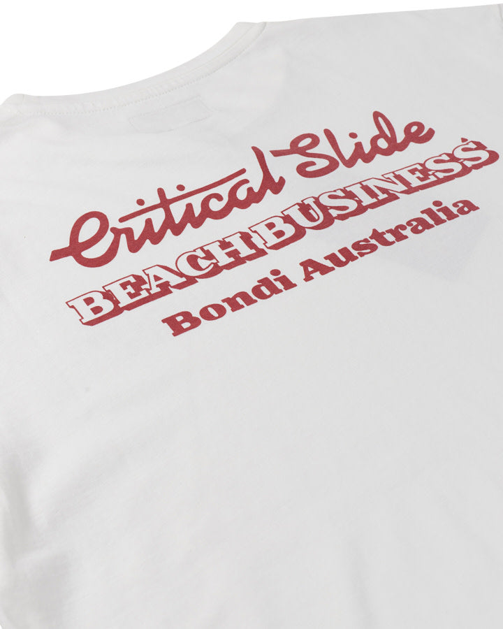 BUSINESS TEE white