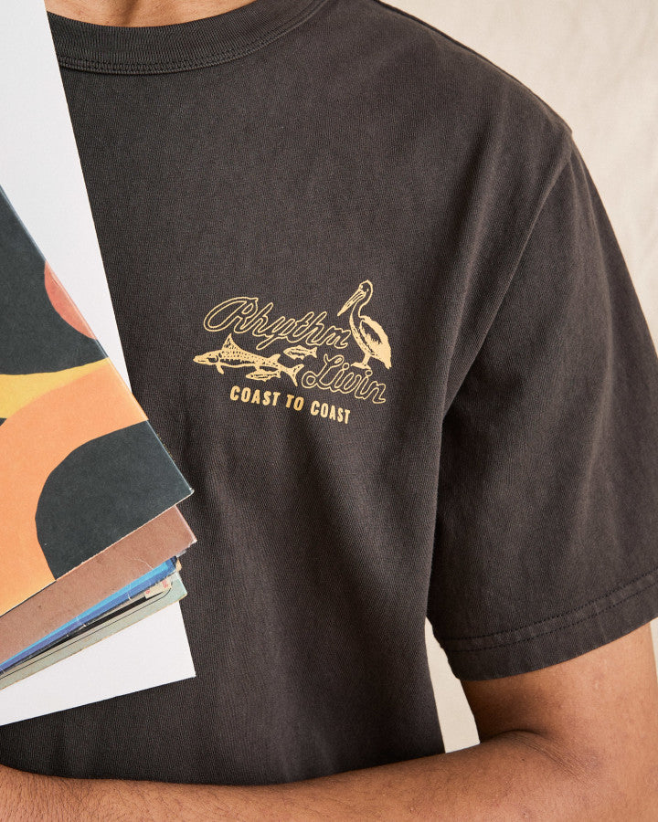 C2C VINTAGE SS T-SHIRT black