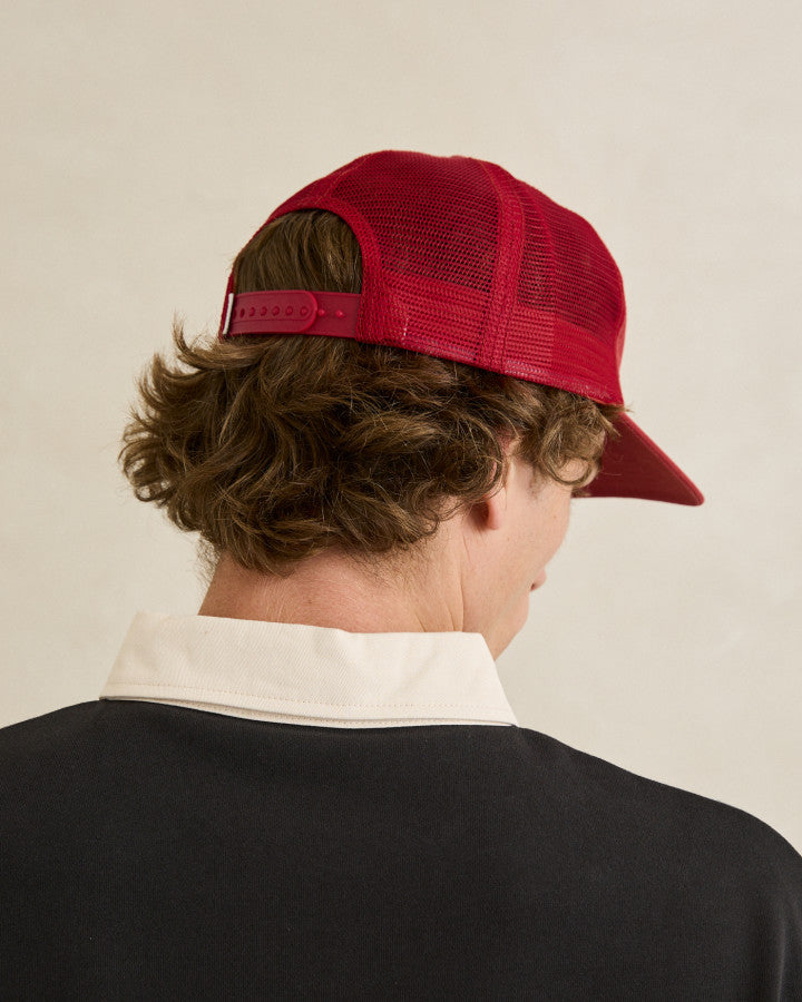 CACTUS TRUCKER CAP red