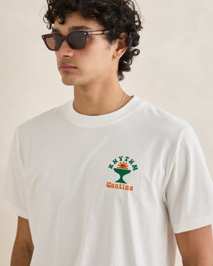 CANTINA SS T-SHIRT vintage white
