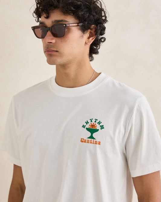 CANTINA SS T-SHIRT vintage white