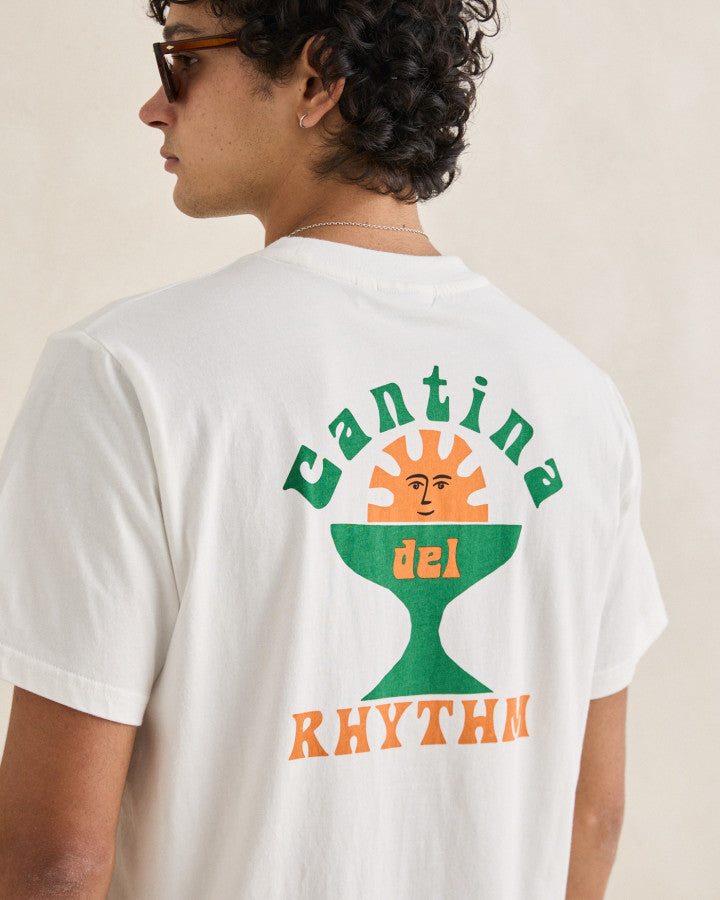 CANTINA SS T-SHIRT vintage white