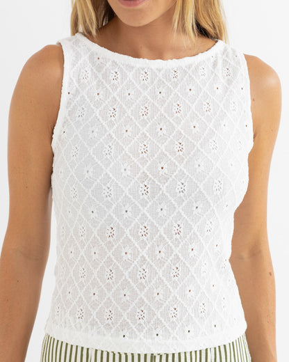 CHARM TANK white