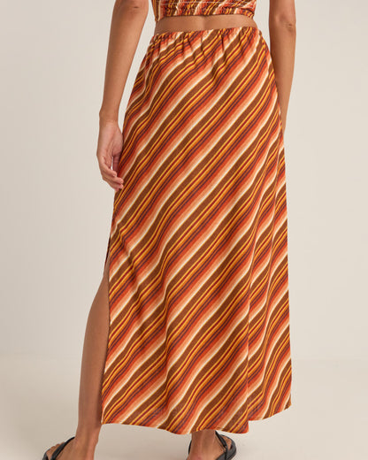 CHICA STRIPE MAXI SKIRT