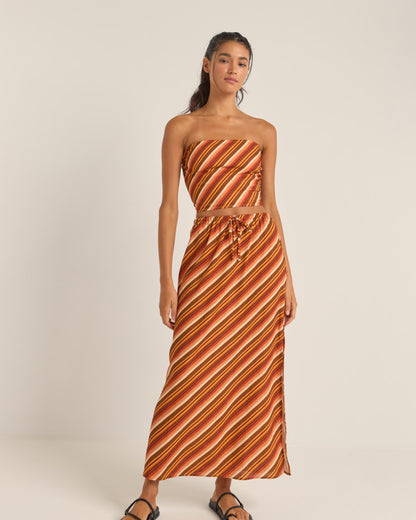 CHICA STRIPE MAXI SKIRT