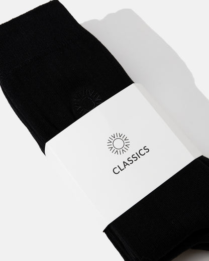 CLASSIC 3-PACK SOCKS BLACK