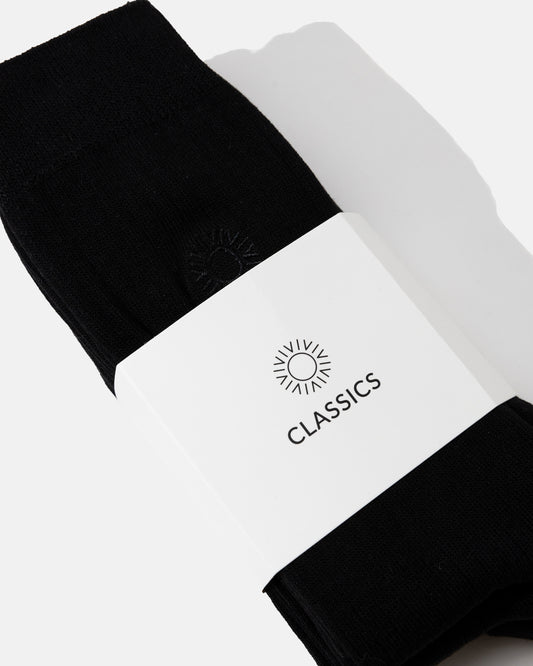 CLASSIC 3-PACK SOCKS BLACK