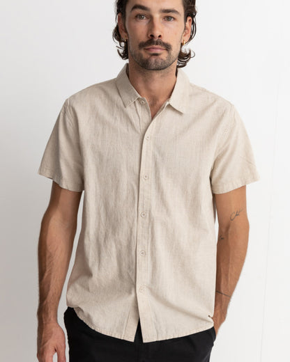 CLASSIC LINEN SS SHIRT sand