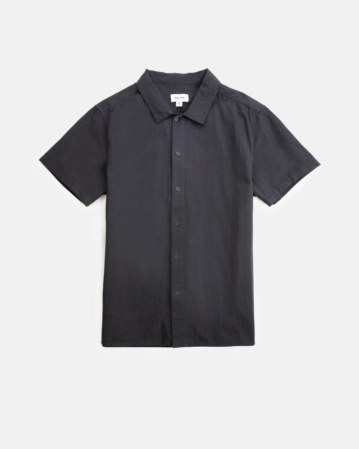 CLASSIC LINEN SS SHIRT VINTAGE BLACK