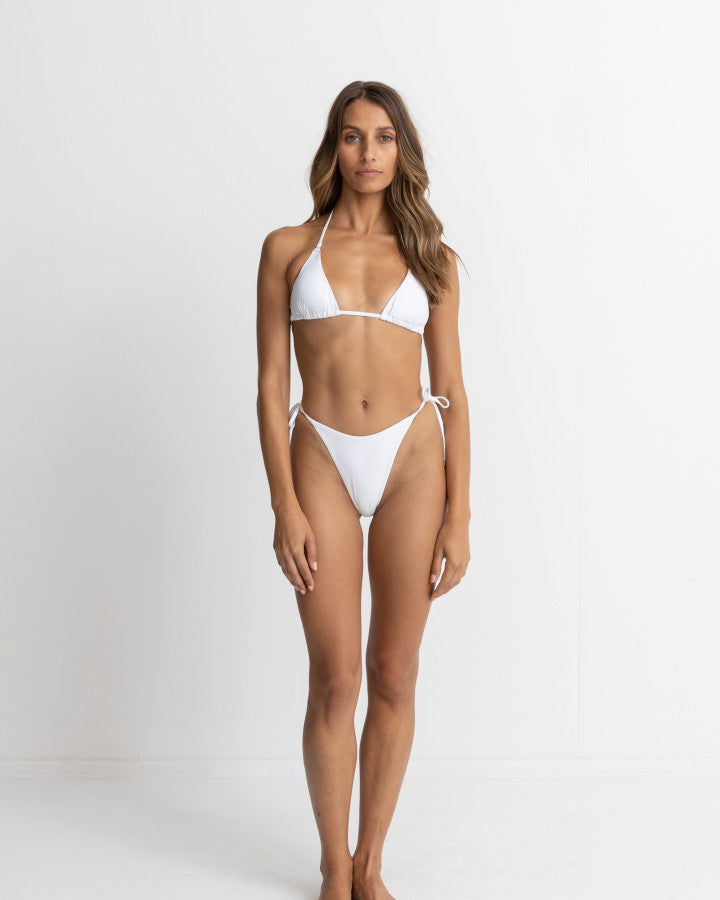 CLASSIC TIE SIDE HI CUT PANT WHITE