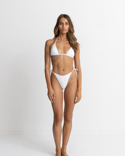 CLASSIC TIE SIDE HI CUT PANT WHITE