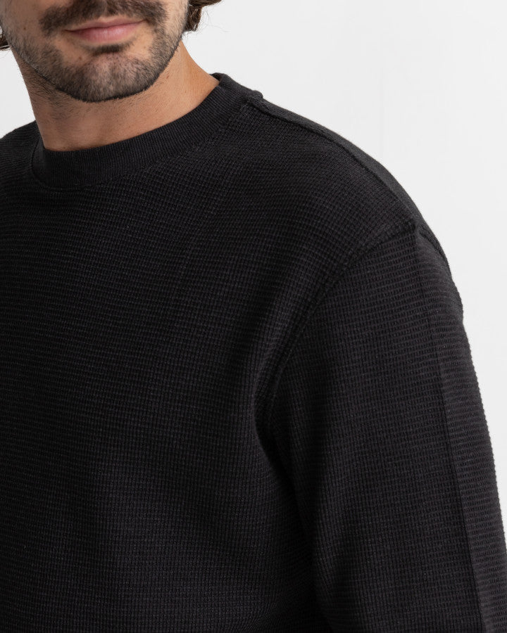 CLASSIC WAFFLE KNIT black