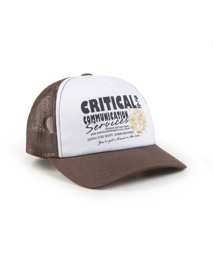 COMMUNICATION TRUCKER brown