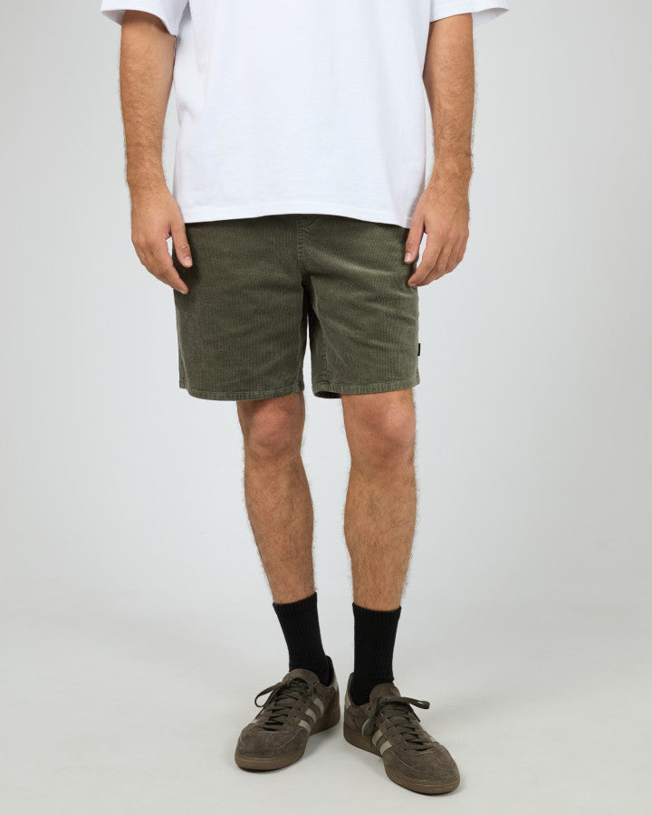 CORD SHORT khaki