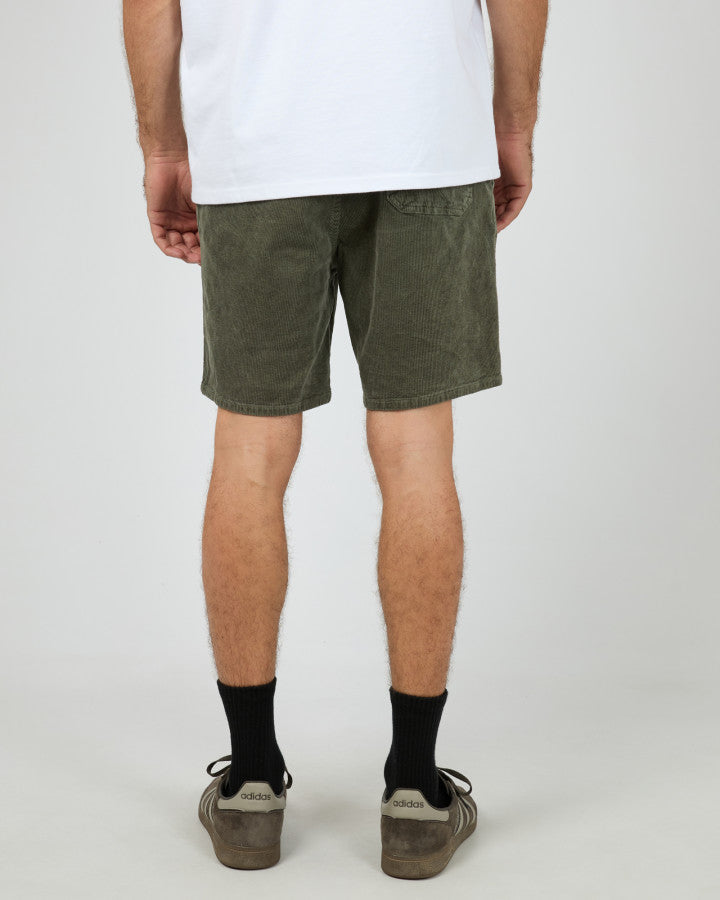 CORD SHORT khaki