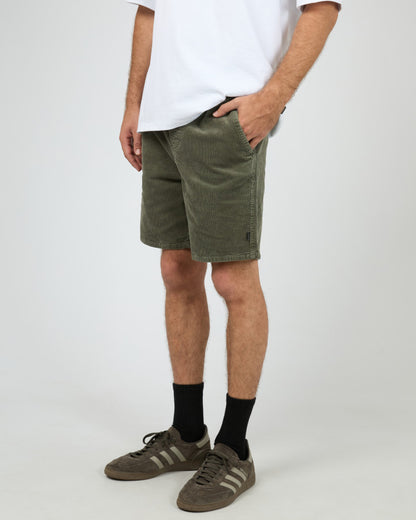CORD SHORT khaki