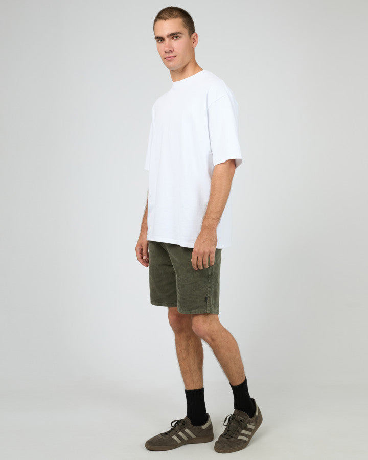 CORD SHORT khaki