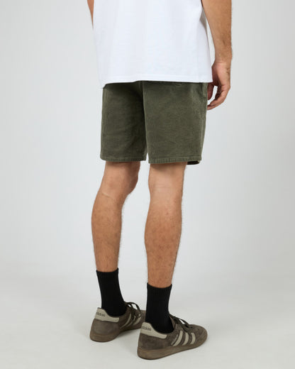 CORD SHORT khaki