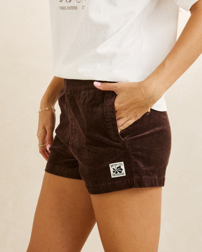 CORD SUNDOWN EVERYDAY SHORT espresso