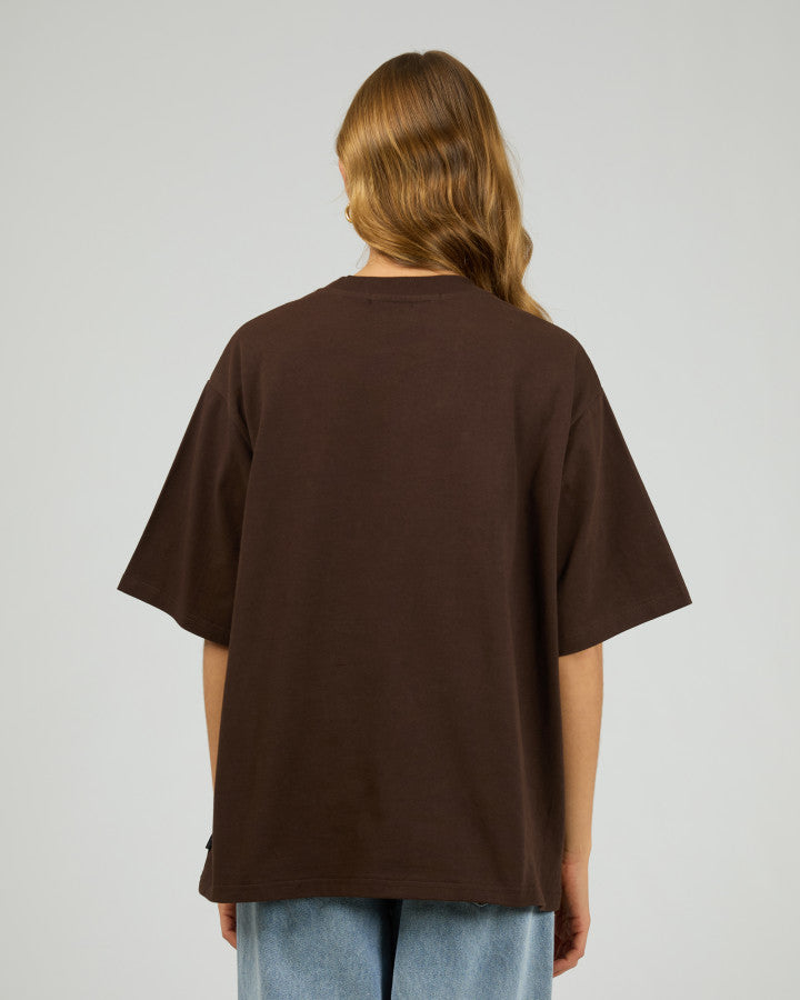 CORE OVERSIZED TEE chocolate