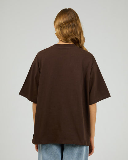 CORE OVERSIZED TEE chocolate