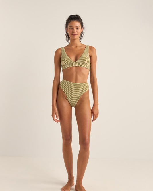 COVE STRIPE TALL TRI TOP OLIVE