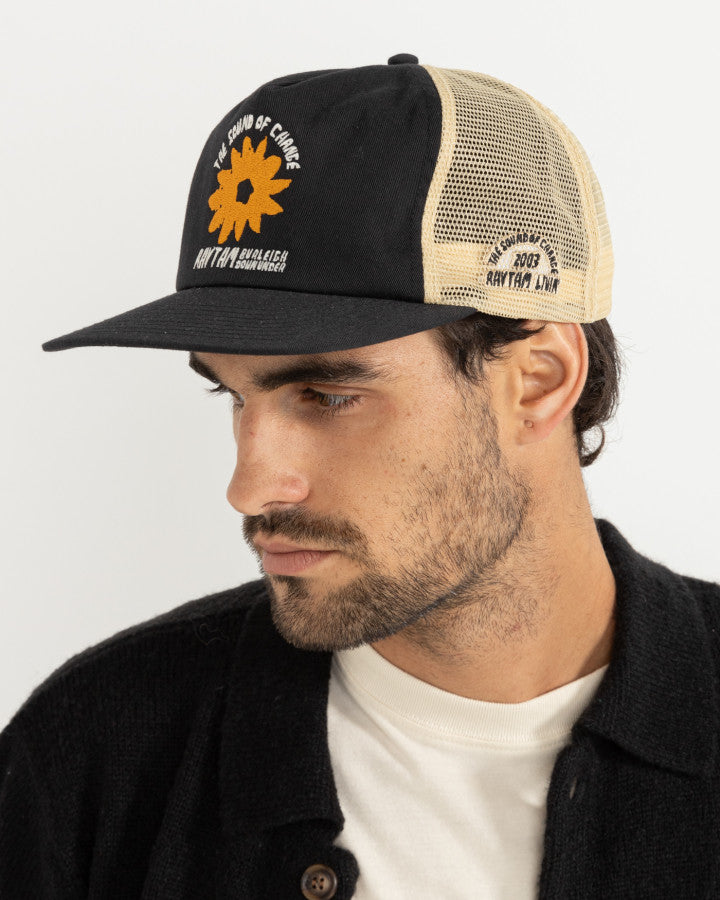 DOWN UNDER TRUCKER CAP BLACK