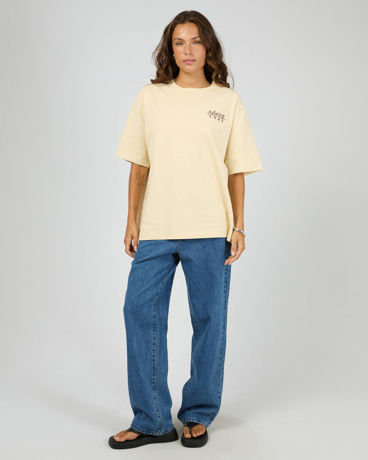 DREAMS OVERSIZED TEE butter