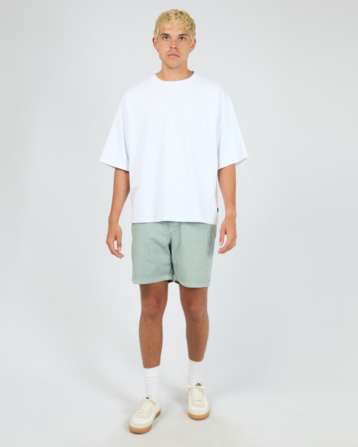 ELASTIC WAIST SHORT grn