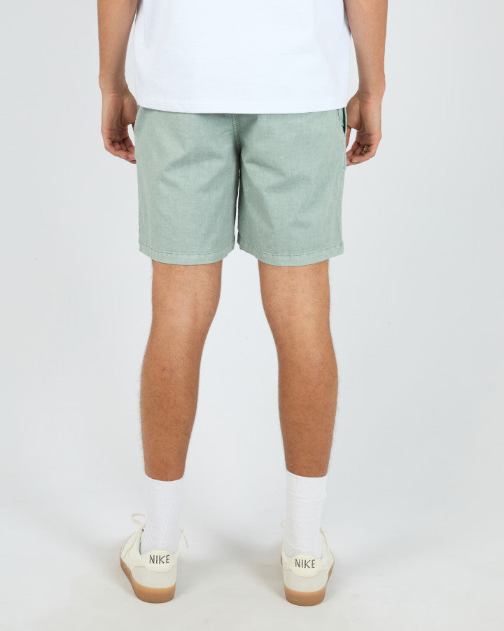 ELASTIC WAIST SHORT grn