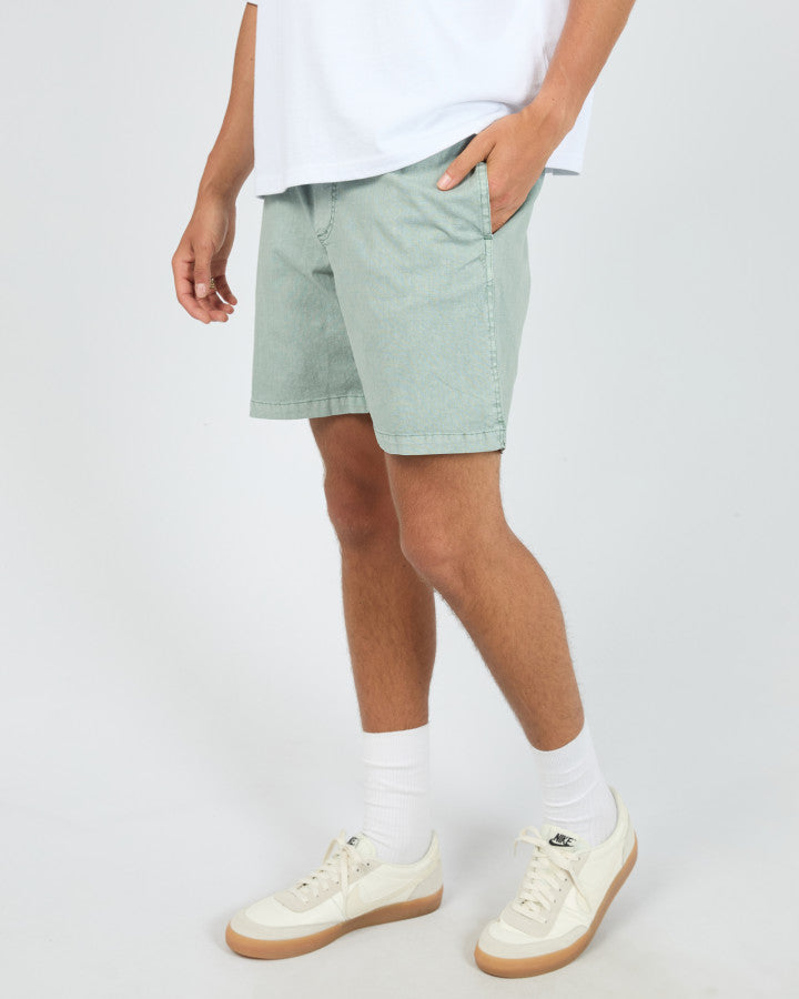 ELASTIC WAIST SHORT grn
