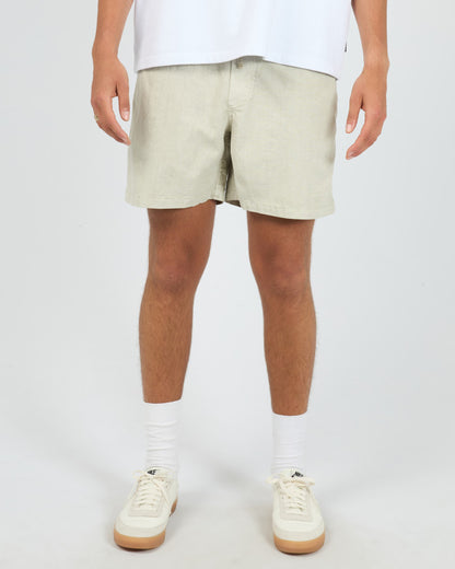 ELASTIC WAIST SHORT nat