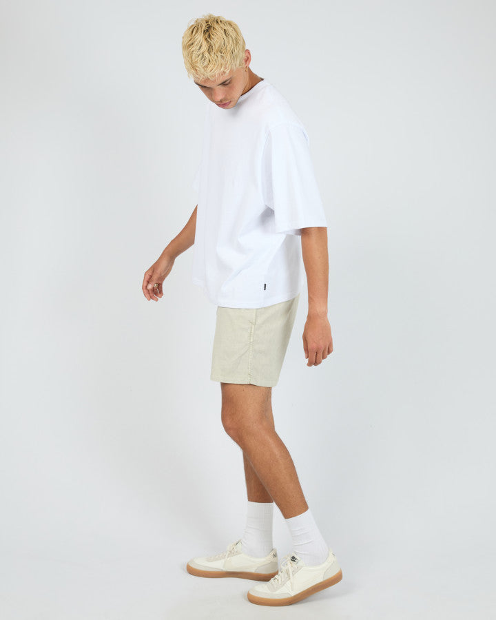 ELASTIC WAIST SHORT nat