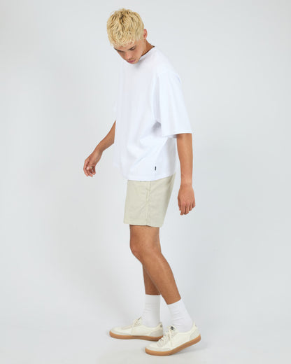 ELASTIC WAIST SHORT nat