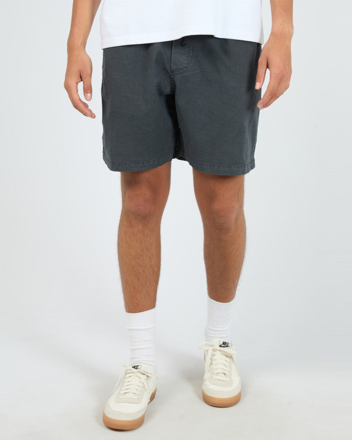 ELASTIC WAIST SHORT navy