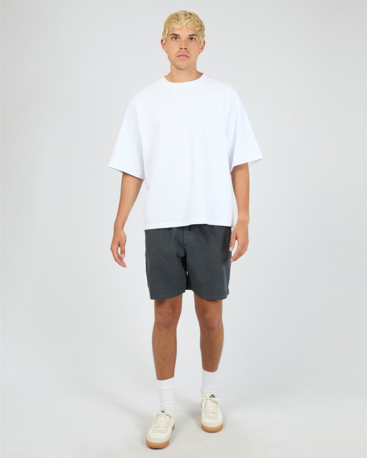 ELASTIC WAIST SHORT navy