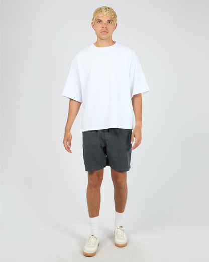 ELASTIC WAIST SHORT navy