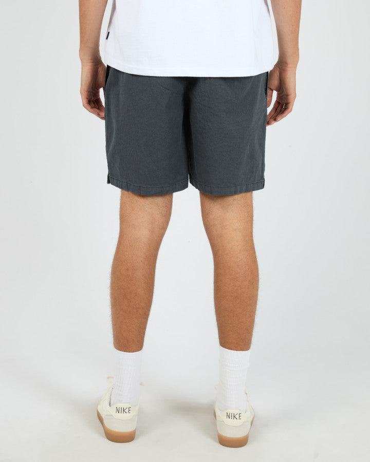 ELASTIC WAIST SHORT navy