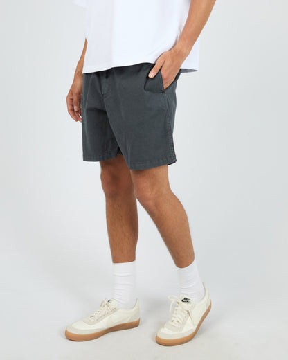 ELASTIC WAIST SHORT navy