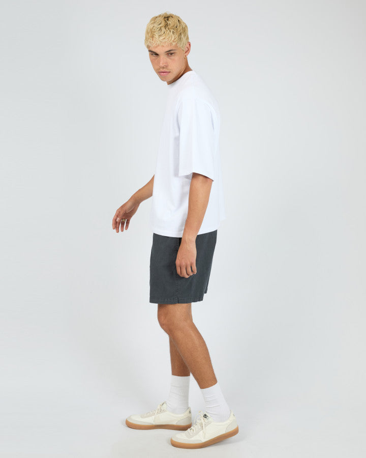 ELASTIC WAIST SHORT navy