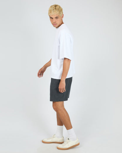 ELASTIC WAIST SHORT navy