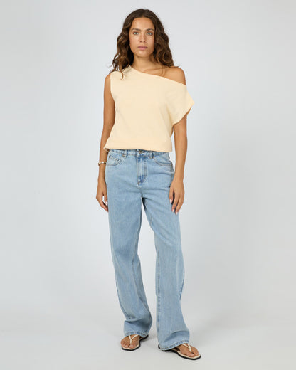 ELLIS OFF THE SHOULDER TOP butter